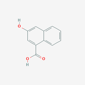 molecular formula C11H8O3 B173680 3-Hydroxy-1-naphthoic acid CAS No. 19700-42-6