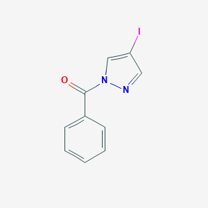 molecular formula C10H7IN2O B173685 (4-Iodo-1H-pyrazol-1-yl)(phenyl)methanone CAS No. 116228-38-7
