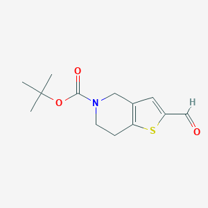 tert-butyl 2-formyl-6,7-dihydrothieno[3,2-c]pyridine-5(4H)-carboxylate