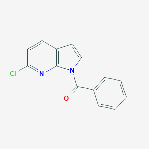 molecular formula C14H9ClN2O B173728 (6-Chloro-1H-pyrrolo[2,3-b]pyridin-1-yl)(phenyl)methanone CAS No. 143468-11-5
