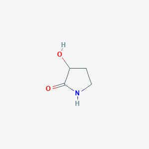 molecular formula C4H7NO2 B173750 3-Hydroxy-2-pyrrolidinone CAS No. 15116-68-4
