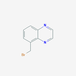 molecular formula C9H7BrN2 B173756 5-(Bromomethyl)quinoxaline CAS No. 131454-80-3