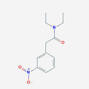 molecular formula C12H16N2O3 B173759 N,N-Diethyl-2-(3-nitrophenyl)acetamide CAS No. 19281-11-9