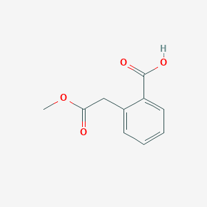 molecular formula C10H10O4 B173760 2-(2-Methoxy-2-oxoethyl)benzoic acid CAS No. 14736-50-6