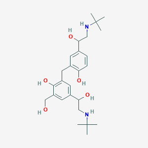 4-(2-(tert-Butylamino)-1-hydroxyethyl)-2-(5-(2-(tert-butylamino)-1-hydroxyethyl)-2-hydroxybenzyl)-6-(hydroxymethyl)phenol