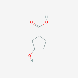 molecular formula C6H10O3 B173774 3-Hydroxycyclopentanecarboxylic acid CAS No. 101080-22-2