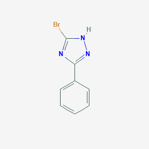 molecular formula C8H6BrN3 B173778 3-bromo-5-phenyl-1H-1,2,4-triazole CAS No. 15777-59-0