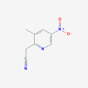 2-(3-Methyl-5-nitropyridin-2-YL)acetonitrile