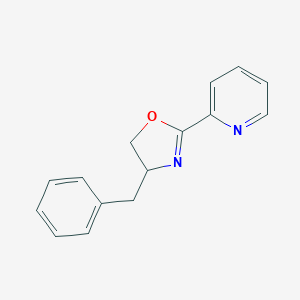 molecular formula C15H14N2O B173791 2-(2-Pyridyl)-4-benzyl-2-oxazoline CAS No. 108915-08-8