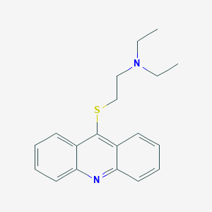 molecular formula C19H22N2S B017381 9-二乙氨基乙硫基吖啶 CAS No. 106897-41-0