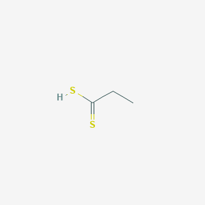 molecular formula C3H6S2 B173811 Propanedithioic Acid CAS No. 1892-30-4