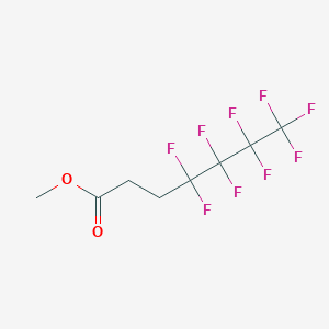 molecular formula C8H7F9O2 B173814 Methyl 4,4,5,5,6,6,7,7,7-nonafluoroheptanoate CAS No. 132424-36-3