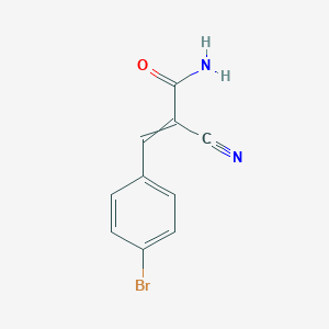 (E)-3-(4-Bromophenyl)-2-cyanoacrylamide