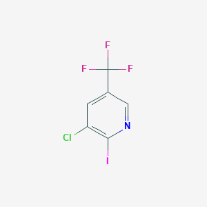 molecular formula C6H2ClF3IN B173838 3-氯-2-碘-5-(三氟甲基)吡啶 CAS No. 134161-12-9
