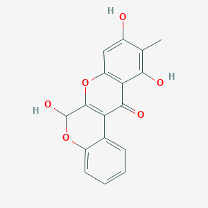 molecular formula C17H12O6 B173848 Boeravinone B CAS No. 114567-34-9