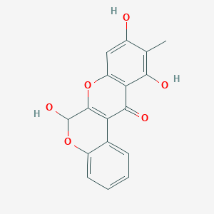 molecular formula C17H12O6 B173848 boeravinone B CAS No. 114567-34-9