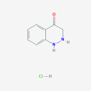 molecular formula C8H9ClN2O B173872 2,3-Dihydrocinnolin-4(1H)-one hydrochloride CAS No. 137195-33-6
