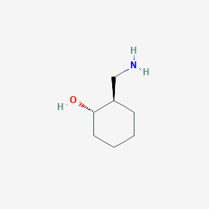 molecular formula C7H15NO B173883 (1S,2R)-2-(Aminomethyl)cyclohexan-1-ol CAS No. 133269-87-1