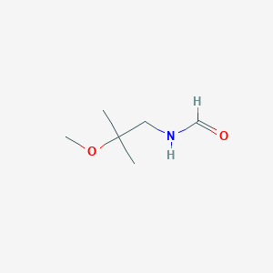 molecular formula C6H13NO2 B173919 N-(2-Methoxy-2-methylpropyl)formamide CAS No. 112129-25-6