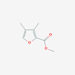 molecular formula C8H10O3 B173921 Methyl 3,4-dimethylfuran-2-carboxylate CAS No. 199728-18-2