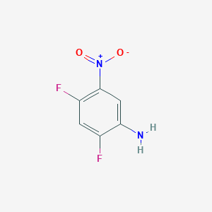 molecular formula C6H4F2N2O2 B173925 2,4-Difluoro-5-nitroaniline CAS No. 123344-02-5