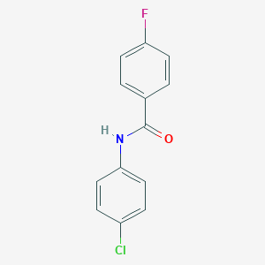 molecular formula C13H9ClFNO B173928 N-(4-chlorophenyl)-4-fluorobenzamide CAS No. 1978-88-7