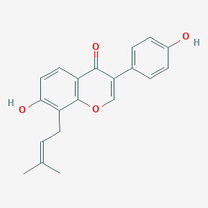 molecular formula C20H18O4 B173932 8-Prenyldaidzein 