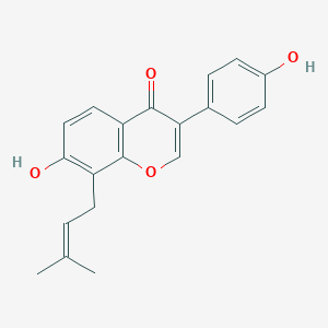 molecular formula C20H18O4 B173932 8-异戊二烯基大豆苷元 CAS No. 135384-00-8