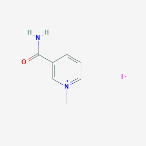 molecular formula C7H9IN2O B017395 1-Methylpyridin-1-ium-3-carboximidate--hydrogen iodide (1/1) CAS No. 6456-44-6