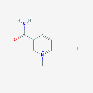 molecular formula C₇H₉IN₂O B017395 3-Carbamoyl-1-methylpyridinium iodide CAS No. 6456-44-6