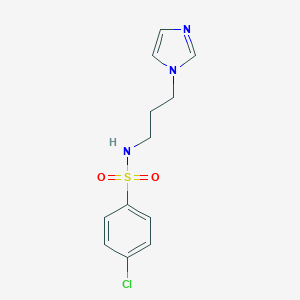 N-[3-(1-Imidazolyl)propyl]-4-chlorobenzenesulfonamide