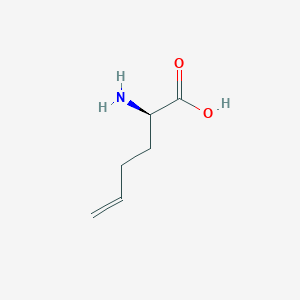 molecular formula C6H11NO2 B173972 (R)-2-Aminohex-5-enoic acid CAS No. 103067-78-3