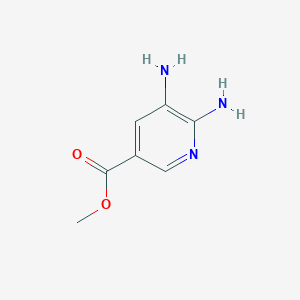 molecular formula C7H9N3O2 B173985 5,6-二氨基烟酸甲酯 CAS No. 104685-76-9