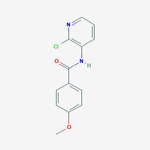 molecular formula C13H11ClN2O2 B173988 3-(4-Anisoylamino)-2-chloropyridine CAS No. 126921-77-5