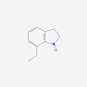 molecular formula C10H13N B174000 7-ethyl-2,3-dihydro-1H-indole CAS No. 196303-47-6