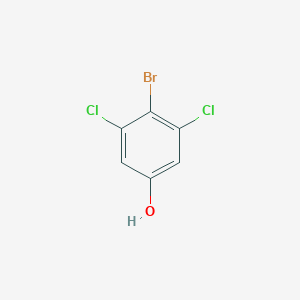 molecular formula C6H3BrCl2O B174001 4-Bromo-3,5-dichlorophenol CAS No. 1940-28-9