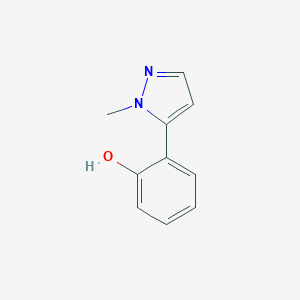 molecular formula C10H10N2O B174009 2-(1-Methyl-1H-Pyrazol-5-Yl)Phenol CAS No. 123532-22-9
