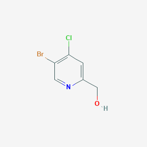 molecular formula C6H5BrClNO B174032 (5-Bromo-4-chloropyridin-2-yl)methanol CAS No. 103971-44-4