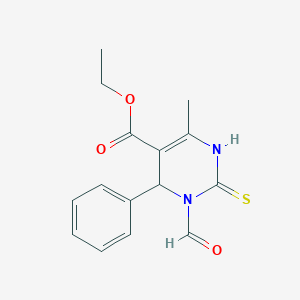 Ethyl 3-formyl-6-methyl-4-phenyl-2-thioxo-1,2,3,4-tetrahydropyrimidine-5-carboxylate