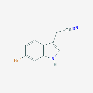 molecular formula C10H7BrN2 B174059 2-(6-bromo-1H-indol-3-yl)acetonitrile CAS No. 152213-61-1