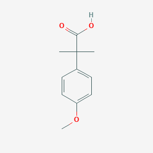 molecular formula C11H14O3 B174074 2-(4-Methoxyphenyl)-2-methylpropanoic acid CAS No. 2955-46-6