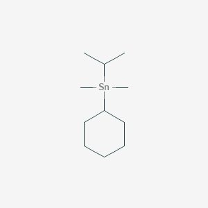 molecular formula C11H24Sn B017408 Cyclohexyl-dimethyl-propan-2-ylstannane CAS No. 19814-13-2