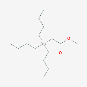 Acetic acid, (tributylstannyl)-, methyl ester