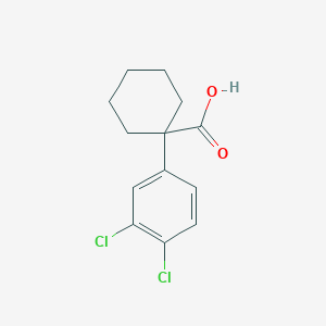 B174091 1-(3,4-dichlorophenyl)Cyclohexanecarboxylic acid CAS No. 162733-00-8