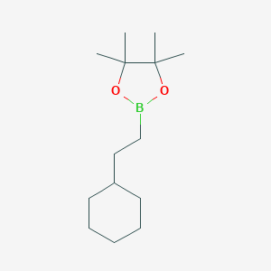 2-(2-Cyclohexylethyl)-4,4,5,5-tetramethyl-1,3,2-dioxaborolane