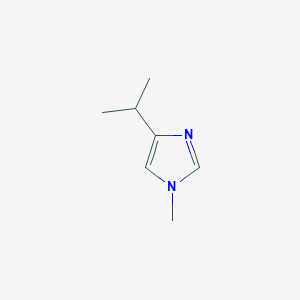 molecular formula C7H12N2 B174099 4-Isopropyl-1-methyl-1H-imidazole CAS No. 196304-01-5