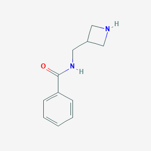 molecular formula C11H14N2O B174106 N-(azetidin-3-ylmethyl)benzamide CAS No. 199528-26-2