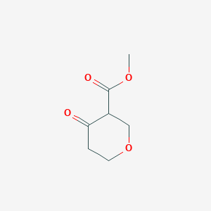 molecular formula C7H10O4 B174112 Methyl 4-oxotetrahydro-2H-pyran-3-carboxylate CAS No. 127956-11-0