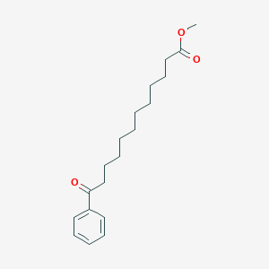 molecular formula C19H28O3 B174114 十二烷酸甲酯-12-氧代-12-苯基 CAS No. 104828-35-5