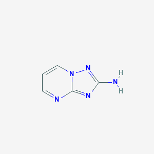 molecular formula C5H5N5 B174118 [1,2,4]Triazolo[1,5-a]pyrimidin-2-amine CAS No. 13223-53-5